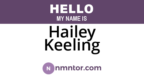 Hailey Keeling
