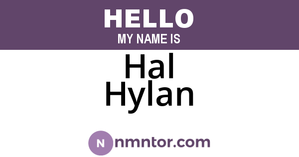 Hal Hylan