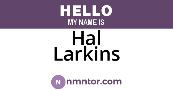 Hal Larkins
