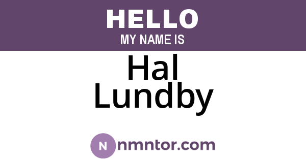 Hal Lundby
