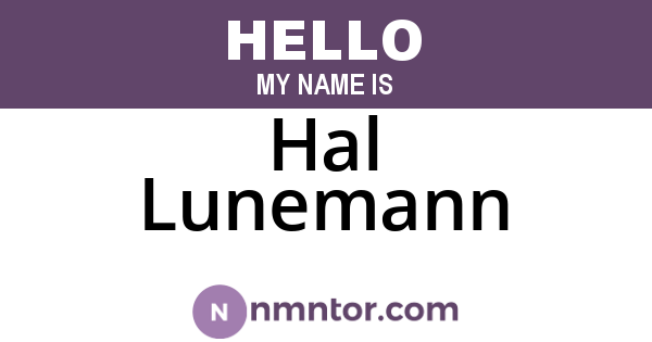 Hal Lunemann