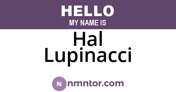 Hal Lupinacci