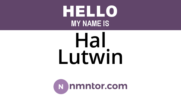 Hal Lutwin
