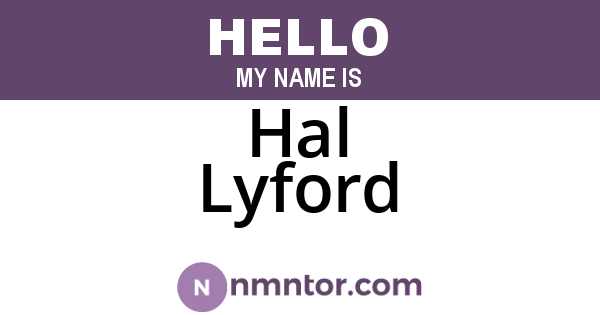 Hal Lyford