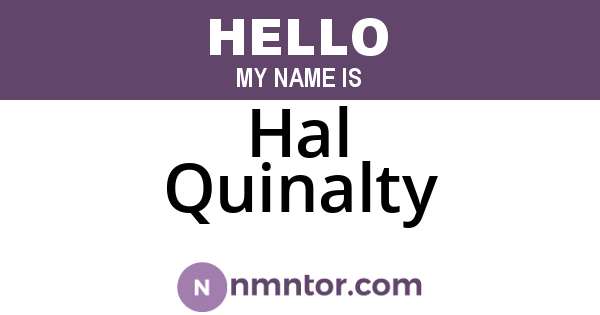 Hal Quinalty