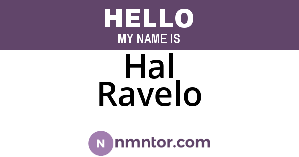 Hal Ravelo