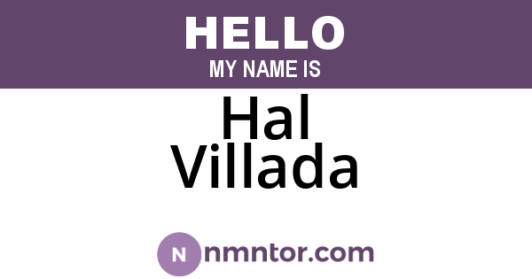 Hal Villada