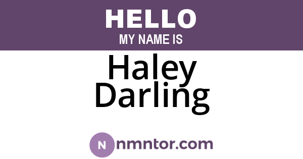 Haley Darling