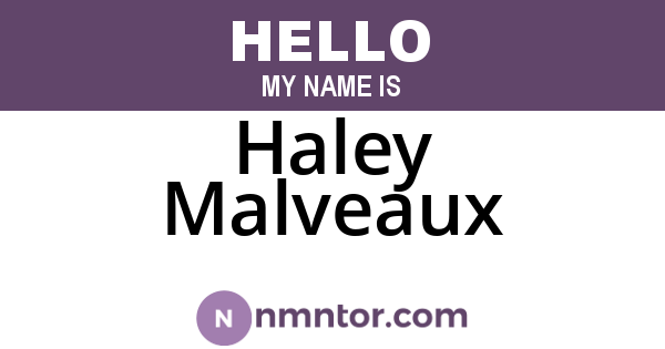 Haley Malveaux