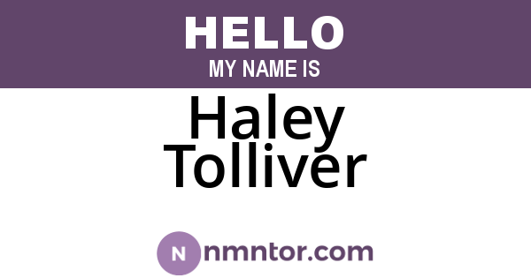 Haley Tolliver