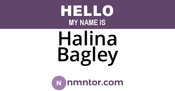 Halina Bagley
