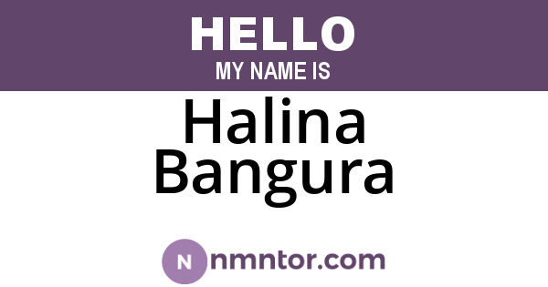 Halina Bangura