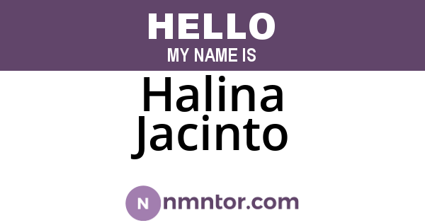 Halina Jacinto