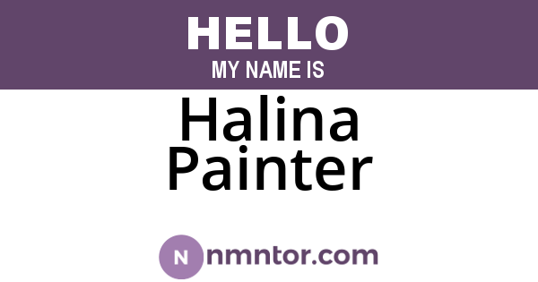 Halina Painter