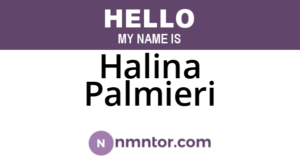 Halina Palmieri