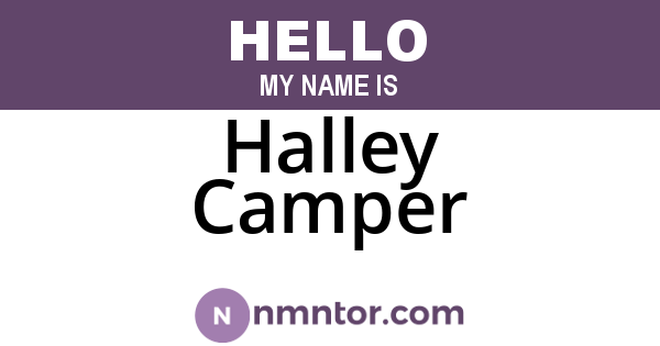 Halley Camper