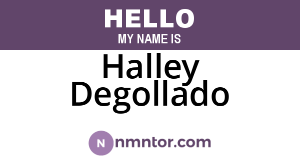 Halley Degollado