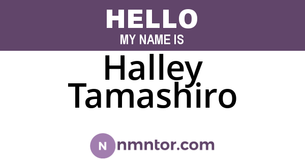 Halley Tamashiro