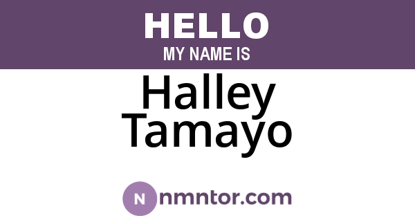 Halley Tamayo