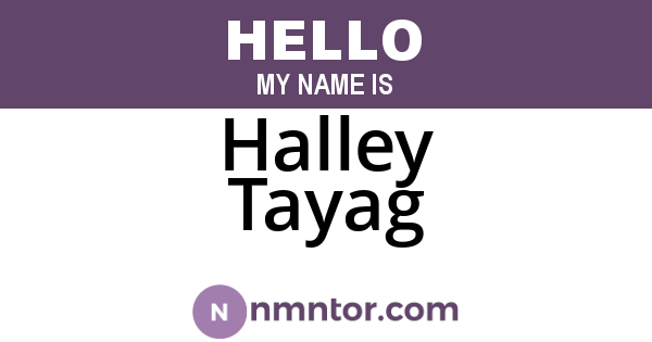 Halley Tayag