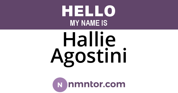 Hallie Agostini