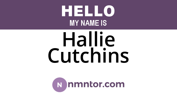 Hallie Cutchins