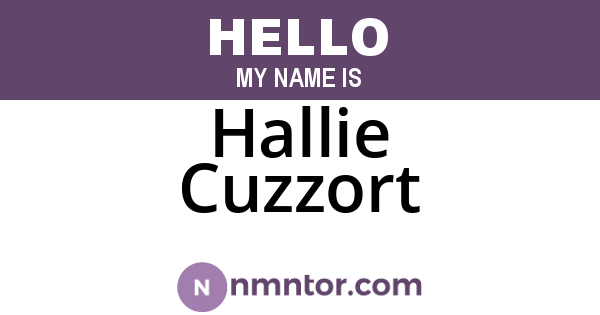 Hallie Cuzzort