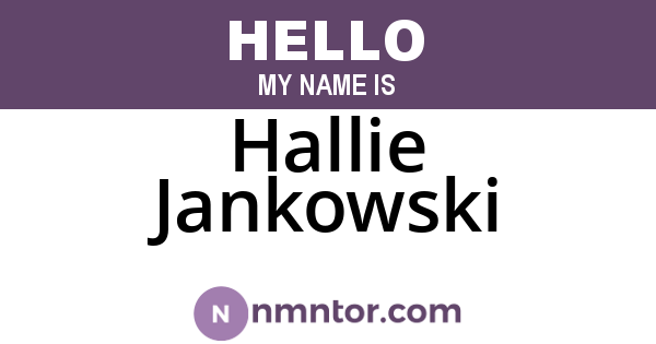Hallie Jankowski