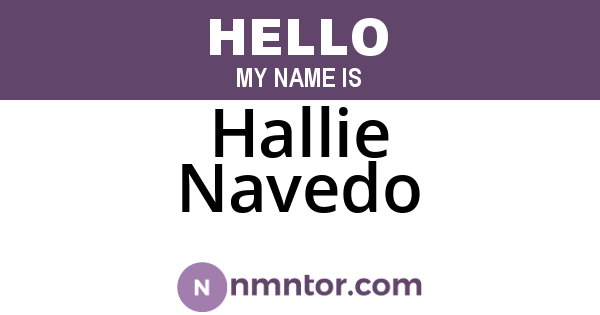 Hallie Navedo
