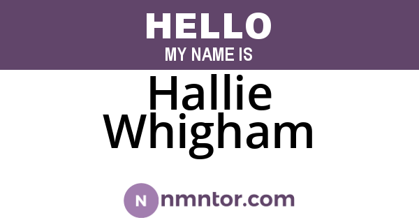 Hallie Whigham