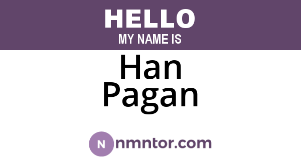 Han Pagan