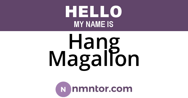 Hang Magallon