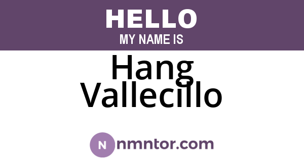 Hang Vallecillo