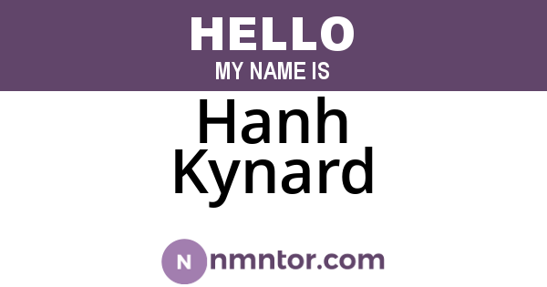 Hanh Kynard