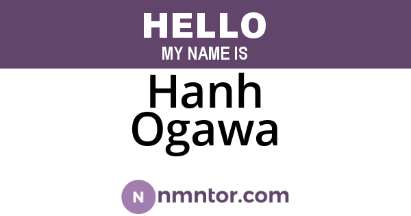 Hanh Ogawa