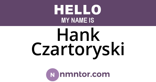 Hank Czartoryski