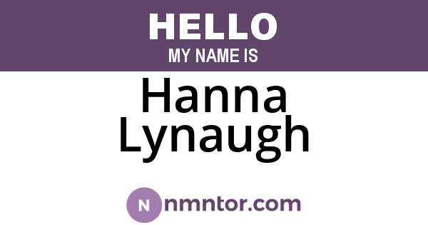 Hanna Lynaugh