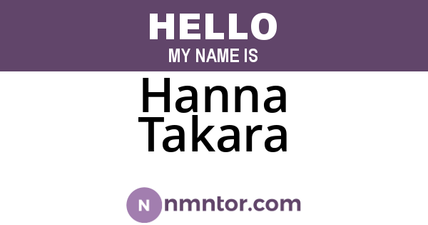 Hanna Takara