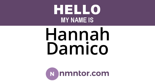 Hannah Damico