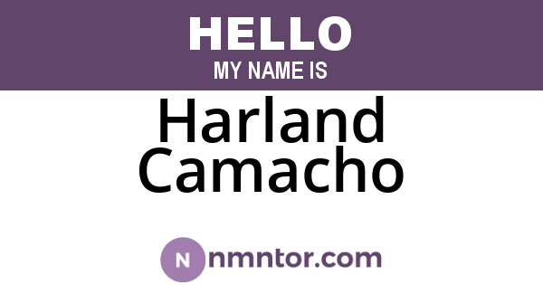 Harland Camacho