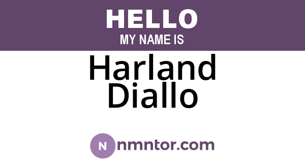 Harland Diallo