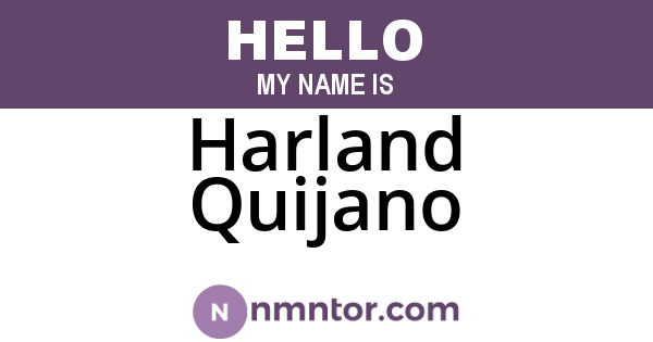 Harland Quijano