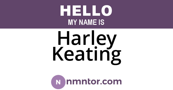 Harley Keating