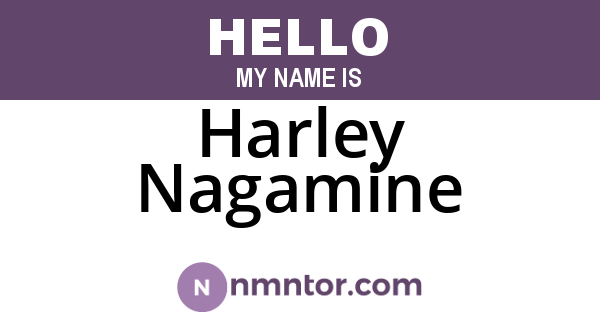 Harley Nagamine