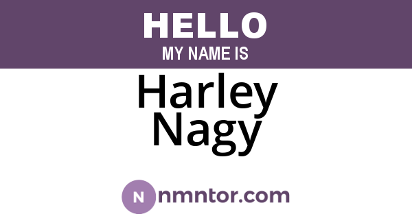 Harley Nagy