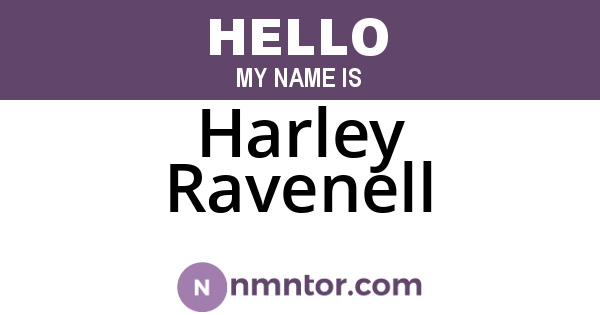 Harley Ravenell