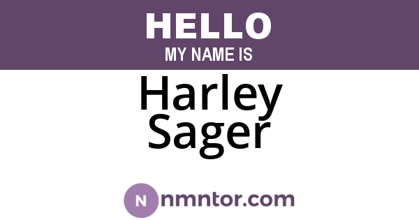 Harley Sager