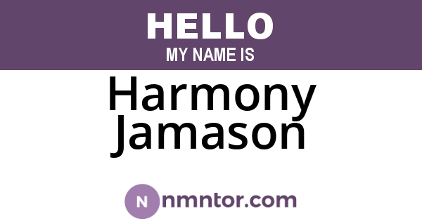 Harmony Jamason