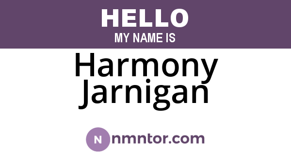Harmony Jarnigan