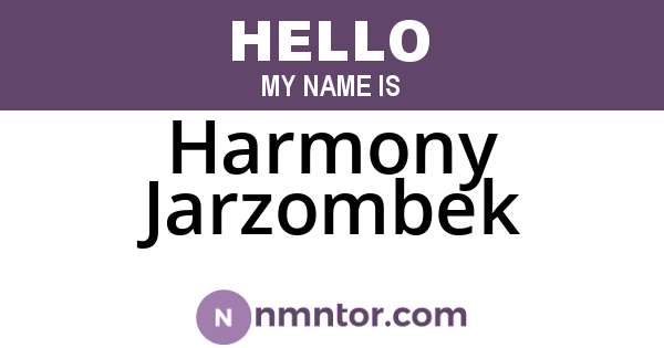 Harmony Jarzombek